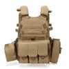 Нейлоновая передача тактического жилета Body Body Body Hunting Airsoft Accessories 6094 Bouck Camo Vest 240408