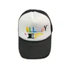 Capes de balle de qualité avec lettres multicolores chapeau lettrage décontracté casquette de baseball courbée pour hommes et femmes244a