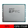 Använd serverprocessor AMD EPYC 7713P CPU Socket SP3 CPU7713P
