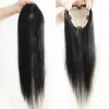 Toppers Virgin European Human Hair Topper For Women Silk Skin Natural Top Base Toupee Black Color Hair Piece 15x16cm