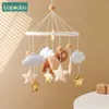 Móviles# Baby Rattles Juguetes 0-12 meses Musical Recién nacido Cartoon Elephant Cun Con Bell Mobile Rattles Carousel para Cots Kids Gift D240426