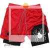 Anime Hunter X Gym Shorts para homens Desempenho de aranha respirável Summer Sports Fitness Workout Jogging calças curtas 240412 339