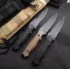 4modelli 140bksn Wilderness Survival Hunter Hunter Blade Fila Blade Coltello da 154 cm Manici di alluminio da campeggio esterno Sopravvissuto a tasca tattica coltelli 140/140bk EDC Tools