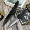 7200 lancering 2 Automatisch vouwmes D2 Stonewashed Clip Point Blade Aluminium Hoge Hardheid Wilderness Survival Camping Tool Pocket Knife