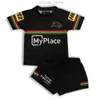 2024 Black Panther Home and Away Rugby Jersey Set di abbigliamento di alta qualità 3 stili