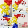 Party Decoration Red Yellow Blue Barking Team Balloon Garland Arch Kit For Birthday Theme Set Kids Decorations Boy