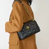 Bag Womens Autumn/Winter Small Xiang Ling GE Handbag 2024 Trendry Fashion Versatile Texture Chain Crossbody