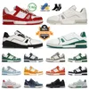 Trainers de haute qualité Brand de luxe 1: 1 baskets OG Original Vérite en cuir rouge blanc vert noir orange caoutchouc seme Chaussures plate-forme TRAPALER