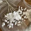 Fleurs séchées 16 fleurs artificielles de fourche eucalyptus herbe eucaly végétal vert maison décoration de Noël fleur blanche fleur de bricolage bouquet de mariage