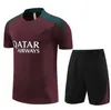 2024 2025 PSGES Suite de formation de football de survêtement 24 25 Veste de survêtement de STUTA MAILLOT Paris Mbappe Hommes et enfants Kit Jogging Jogging survivant Chandal