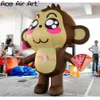Toptan Komik 3m H Şişme Hayvan Karikatür Maymun Event Dekorasyonu İçin Şişirilebilir Maymun Ayakta