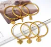 Titane Bracelets de manchette de câble en acier inoxydable Titanium Brangles de serrure pour femmes Pulseiras Gold Charms Lover Bijoux5839948