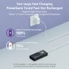 Chargers Zime 65W Power Bank 20000mah USB C PD Fast Charging PowerBank Extern Battery Portable Charger för bärbar dator iPhone Xiaomi Samsung