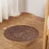 Travesseiro moderno redondo tatami matam mato artesanal Bread Placemats Floor para a festa de ioga da sala de estar