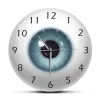 Orologi The Eye Eye Eye Eye With Beauty Contatto PULUPILE Core View Ophthalmology Mute Wall Orologio Ottico Store Ottico Orologio da parete Gift