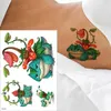 Transfert de tatouage Autocollant tatouage Tattoo Enfants Tatouos Enfants Animaux Tatouage Panda Bear Flamingo Faux Tatoo Child Forest Tattoo Tatoo Couleur d'eau ARM 240427