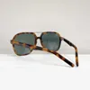 Óculos de sol Mulheres Eyewear Moda Design polarizada de grande quadro Homens lentes verdes lentes clássicas de luxo clássicas