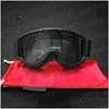 Listy Ski Goggles Profesjonalne antyfog do podwójnego obiektywu UV400 Duże sferyczne męskie i snowboardowe snowboard narciarskie