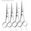 Hair Scissors Stainless steel hair clippers with sharp edges for hair cutting used in salons and homes Q240426