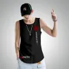 Hemden japanischer Stil Samurai Tanktops Mode ärmellose Shirt Sportswear Vest Casual Singulett Plus Size Mesh Tops Hip Hop Männer