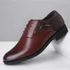 Dance Shoes Leather Fashion Men Business Dress Loafers Pointy Black Oxford Breathable Formal Wedding Zapatos Hombre