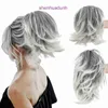 Perruque pour femmes queue de cheval courte grasse clip coiffure bouclée tresse boucle réglable boucle peluche pelucheuse