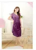 Women's Sleepwear Summer Sexy Female Lounge Slpwear Long Design Loose Female Ice Silk Lace Princess Palace White Nightgown Y240426