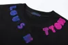 디자이너 남성용 티셔츠 유엔 여성 패션 느슨한 면화 슬리브 L 글자 프린트 티셔츠 힙합 스트리트웨어 v 티셔츠 캐주얼 탑 티셔츠