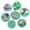 Moulds 1pc Mini Flower Mold Silicone Chocolate DIY Handmade Pudding Cookie Sugar Form Cake Decoration Mold Baking Kitchen Tools