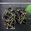 Fashion Hawaii Blumenbriefdruck Strandhemden Herrendesigner Seiden Bowling Hemd Casual Shirts Herren Sommer Kurzarm Lose Hemd Shirt S-XXL #C1