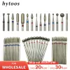 Bits Hytoos Nail Drill Bits Cutters Diamond For Manucure Cuticule Burr Milling Cutter For Pedicure Nails Accessoires ACCESSOIRES