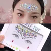 Tattoo Transfer 3 Style Face Gems Glitter Face Tattoos for Festival Party Crystal Face Jewels Body Art Rhinestones Stickers Make Up Dressing Up 240427