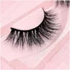 False Eyelashes Viso 3D Mink Lashes Natural Long Handmade Makeup Beauty Winged Fake Eye Extension Tools E19False Drop Delivery Otzid