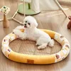 Cat Carriers Crates Houses Kennel Summer Four Seasons Universal Teddy Nest Dog Bed Dog Mat Cat Nest Zomer Koel Nest Ice Mat met Accesorios 240426