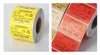 Tattoo Transfer Colored three proof thermosensitive paper self-adhesive label cowhide color label printed barcode sticker 240426
