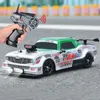 24G Drift RC Car 4WD Hochgeschwindigkeit RC Spielzeugfernerregelmodellfahrzeug mit Lichtspray für Kind 240411