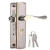 Złoty zamek drzwi trwałe aluminiowe ciche kluczowe odblokowanie wnętrza do zabezpieczeń domowych rączka wewnętrzna 240415