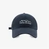 Ballkappen Kpop -Idole Freude gesticktes Hut Dome Retro Wide Rand Sun Fashion Outdoor Sonnenschutz Baseball Cap Frauen Männer Colthes Accessoires