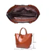 Shoulder Bags ZENBEFE Women Oil Wax Leather Handbags Large Capacity Totes Winner Ladies Daily Handbag Vintage