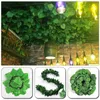 Fleurs décoratives 2,3 m plante verte artificielle Ivy Leaf Garland Simulation Mur de raisin rotin suspendu Vine Home Garden Wedding Party