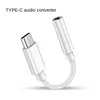 Type-C To 3.5mm AUX Headphone Adapter for Huawei Mate 20 P30 Pro Xiaomi Mi 8 9 SE Type C To 3.5 Jack Earphone Audio Cable