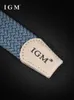 Canvas Woven Belt Mens Non-Hole Elastic Belt Man Students Young People All-Match Jeans med mode 240422