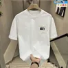 Casual Men Clothing Luksusowy okrągła szyja czysta bawełniana koszulka śmieszna streetwear letnia moda vintage Y2K w stylu TOPISISED TEE 240422