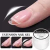 Nagellak lilycute 8 ml nagelverlenging gel acryl wit heldere snelle extensiegel voor nagelvinger verlengde vorm tips manicure nail art tool y240425