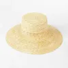 Womens Summer Hat Wide Brim Sun Bucket Dance Stage Performance Raffia Straw Beach 240423