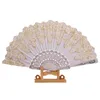 Retro -stijl Plastic Fan Wing Chun Dance Folding Fan Craft Golding Dust Fan