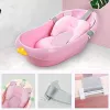 Product Nonslip Baby Bath Mat Tub Baby Shower Portable Mattress Air Mattress Comfort Pad Cute Wind Newborn Bathroom Safety Products