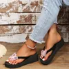 Hausschuhe BcEByl Damen Sommer Mode Sandalen lässig bequeme Bogenknoten offener Flip-Flops flacher dicker Boden