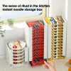 Bins Korea Ramen Storage Box Kitchenインスタントヌードルカップティッシュストレージビンフェイシャルマスクストレージボックス多機能テーブルトップオーガナイザー