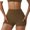 Active Shorts High Waist Fitness No Embarrassment Line Double-Sided Brushed Yoga Pants Women's Hip Lifting Tight Sports Shorts8120